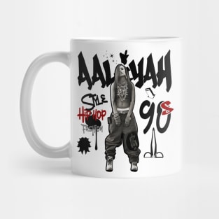 Aaliyah hiphop fashion 90s Mug